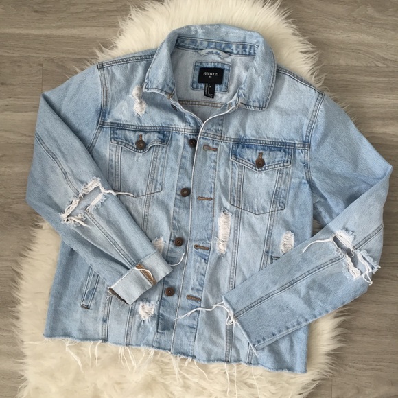 forever 21 mens jean jacket